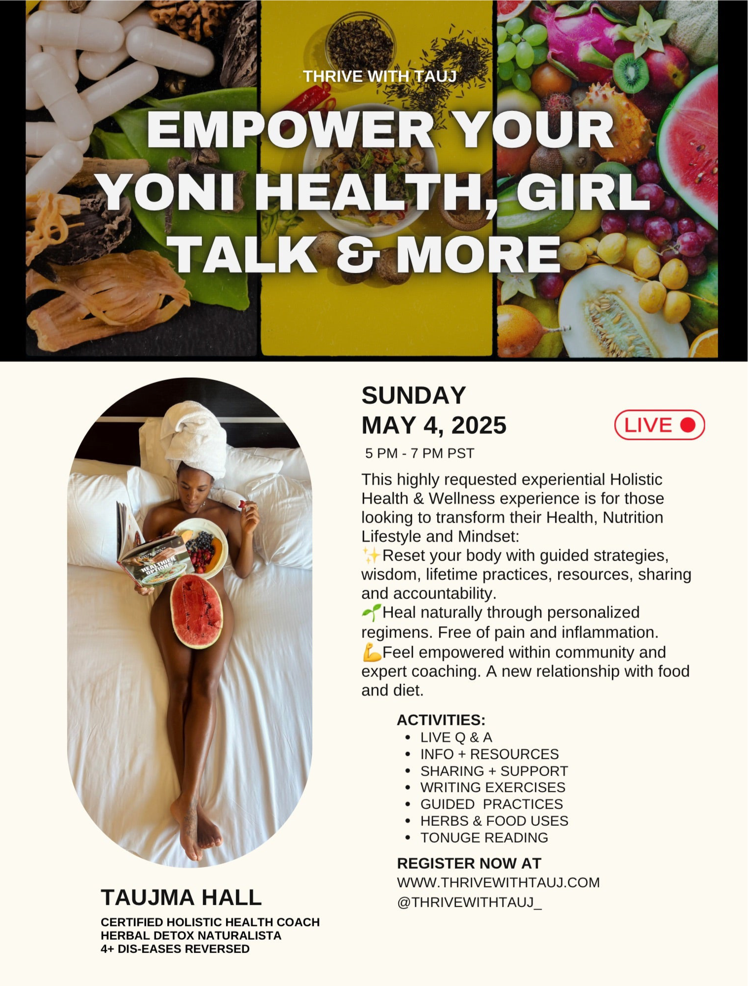 Empower Your Women's Health Workshop + Q & A - May 2025